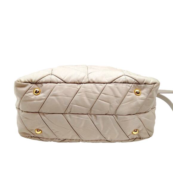 Authentic Prada Beige Nylon Shoulder & Handbag – Adjustable Strap - Picture 6 of 12
